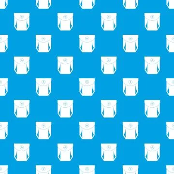 Jeans pocket with button pattern seamless blue Illustrazione stock