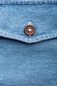 Jeans pocket with button Foto stock