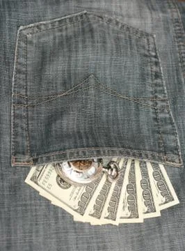 Jeans pocket Stock Photos