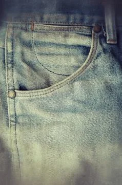 Jeans pouch Foto stock