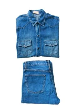 Jeans shirts Stock Photos
