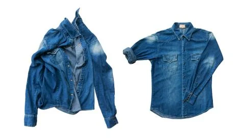 Jeans shirts Stock Photos