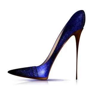 Jeans shoe Stock Illustration