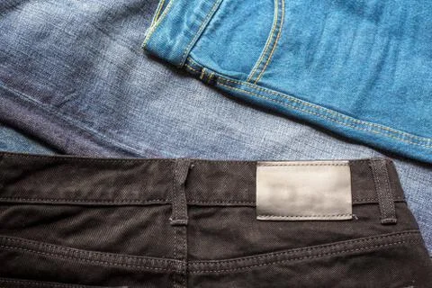 JEANS texture background Stock Photos