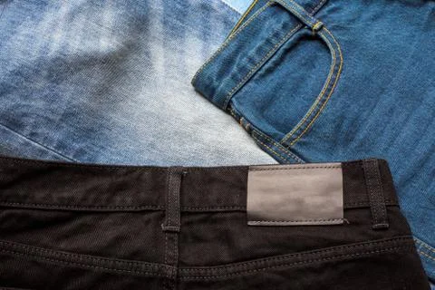 JEANS texture background Stock Photos