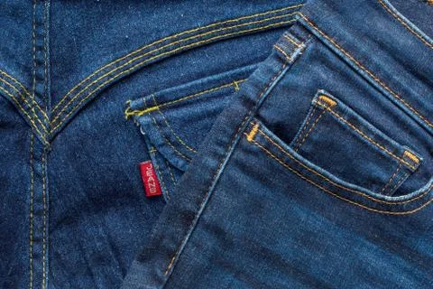 JEANS texture background Stock Photos