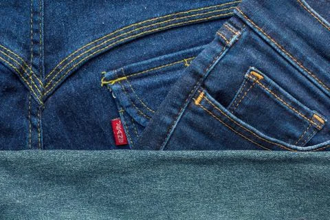 JEANS texture background Stock Photos