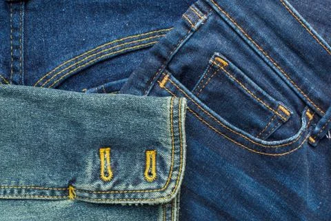 JEANS texture background Stock Photos