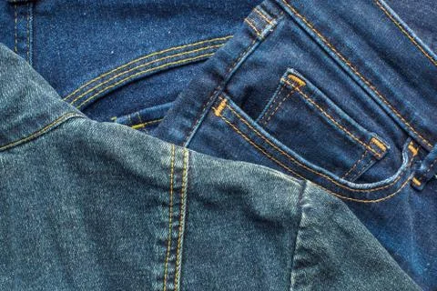 JEANS texture background Stock Photos