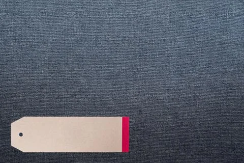 JEANS texture background with tag Stock Photos