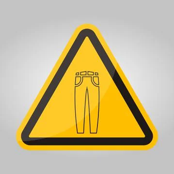 Jeans vector icon isolated on white background Stock Illustration