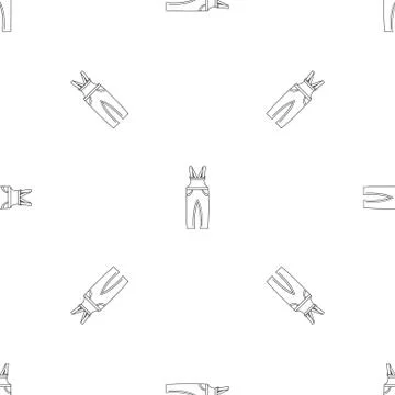 Jeans work pants pattern seamless Stockillustratie