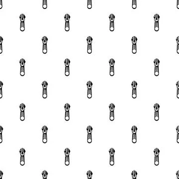 Jeans zip icon, simple style 库存插图