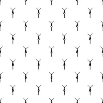 Jeans zip pattern seamless vector 스톡 일러스트
