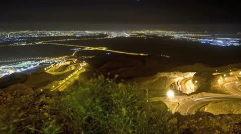 Jebel Hafeet Time lapse 動画素材 40030382