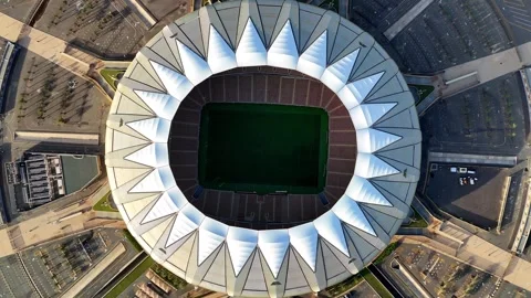 Jeddah, Saudi Arabia, King Abdullah Sport City Stadium known as Alinma Stadium Vidéo 304758448