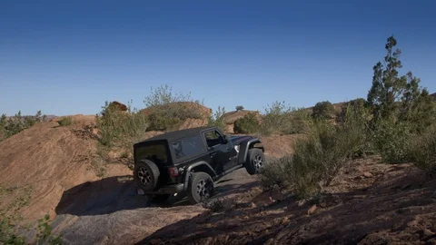 Jeep - ArticulatedClimb Stock-Footage 93527273
