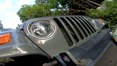 Jeep bumper camera Stock Footage 112786911
