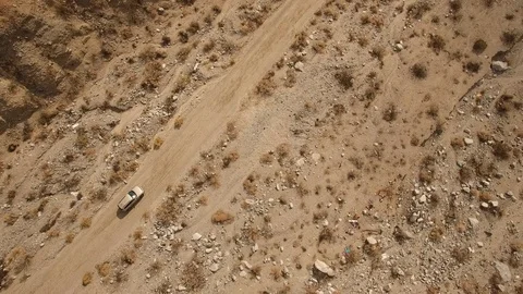 Jeep In The Desert Stock Footage 71942811