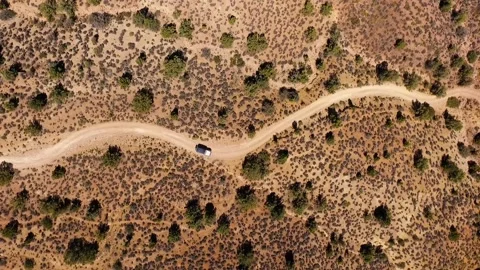Jeep Driving in Desert Video stock 145947361