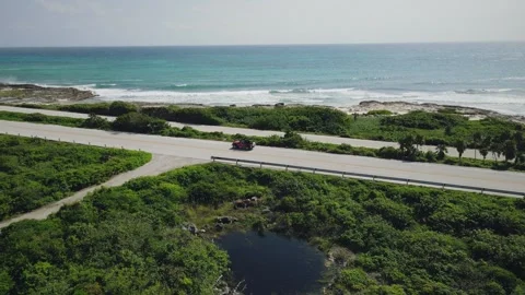 Jeep driving Stock Footage 147753640
