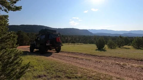 Jeep Driving Stock Footage 161978944