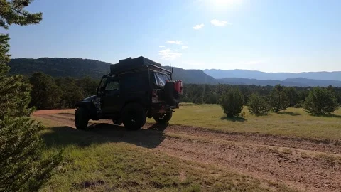 Jeep Driving Stock Footage 161979034