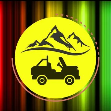 Jeep explorer Stock Illustration