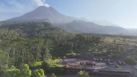 Jeep Lavatour Merapi Stock Footage 280896937