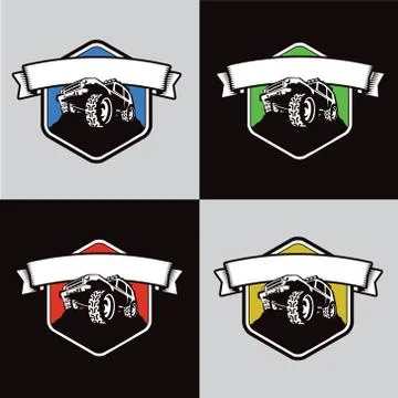 Jeep logo 스톡 일러스트