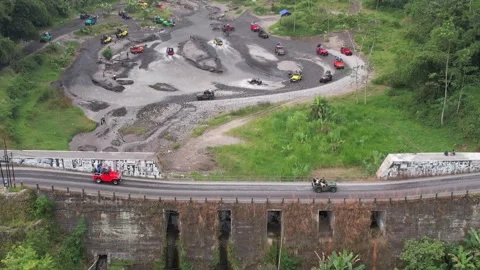 Jeep Merapi Stock Footage 244573145