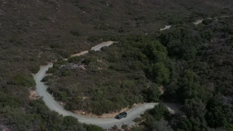 Jeep Mountain Trail Stock Footage 168718629