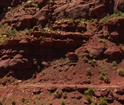 Jeep on offroad trail Stock Footage 21661789