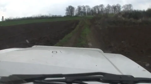 Jeep ride through the acres Stock-Footage 36992183
