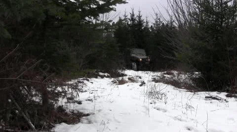 Jeep Off-road in Snow 動画素材 19454601
