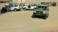 Jeep tour to the Sahara Desert in Tunisia HD Footage
