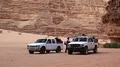Jeep tour in Wadi Rum desert, Hashemite Kingdom of Jordan HD Footage