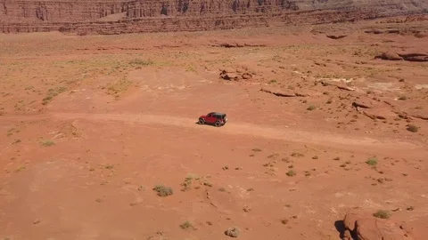 Jeep Tracking 2 Stock Footage 94686962
