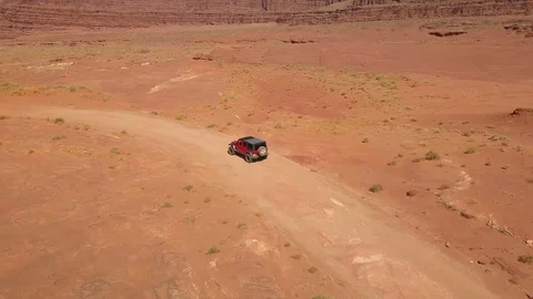 Jeep Tracking Stock Footage 94686963