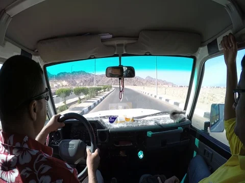 Jeep trails Egypt Stock Footage 72810586