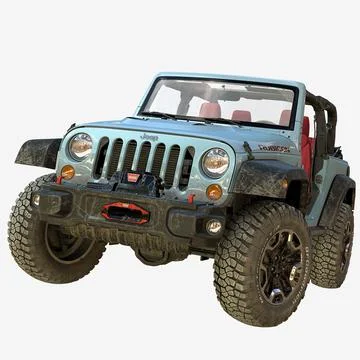 3D Model: Jeep Wrangler Rubicon ~ Buy Now #90612123 | Pond5