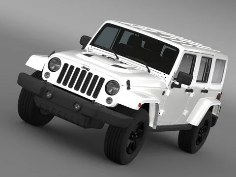 Jeep Wrangler Unlimited X 2015 3D Model