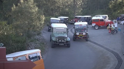 Jeeps 4wd Stock Footage 92004171