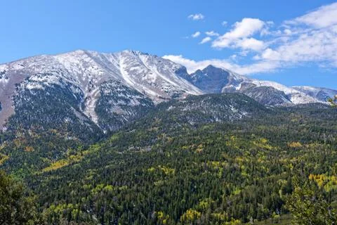 Jeff Davis Peak, Great Basin National Park Stock Photos