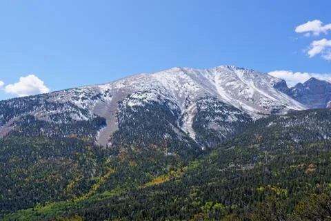 Jeff Davis Peak, Great Basin National Park Stock Photos