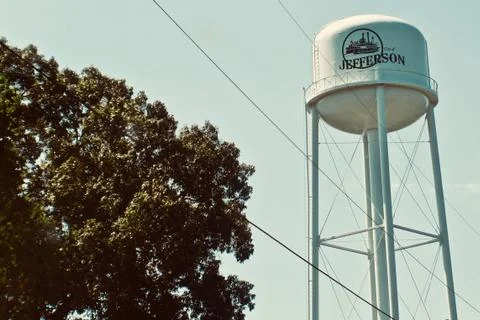 Jefferson City Water Tank Stock Photos