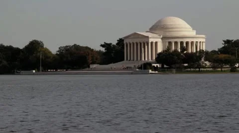 Jefferson Memorial 2 Video stock 10919973