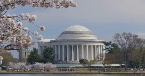 Jefferson Memorial in DC Stock Footage 106208285