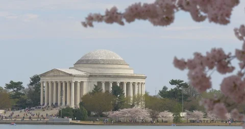 Jefferson Memorial in DC Stock Footage 106208503