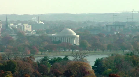 Jefferson Memorial Fall Stock Footage 38878411
